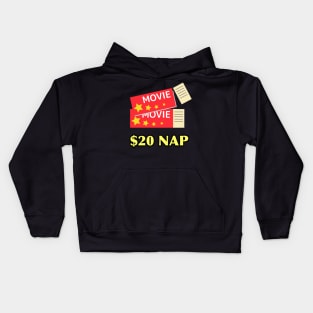 Movie ticket nap Kids Hoodie